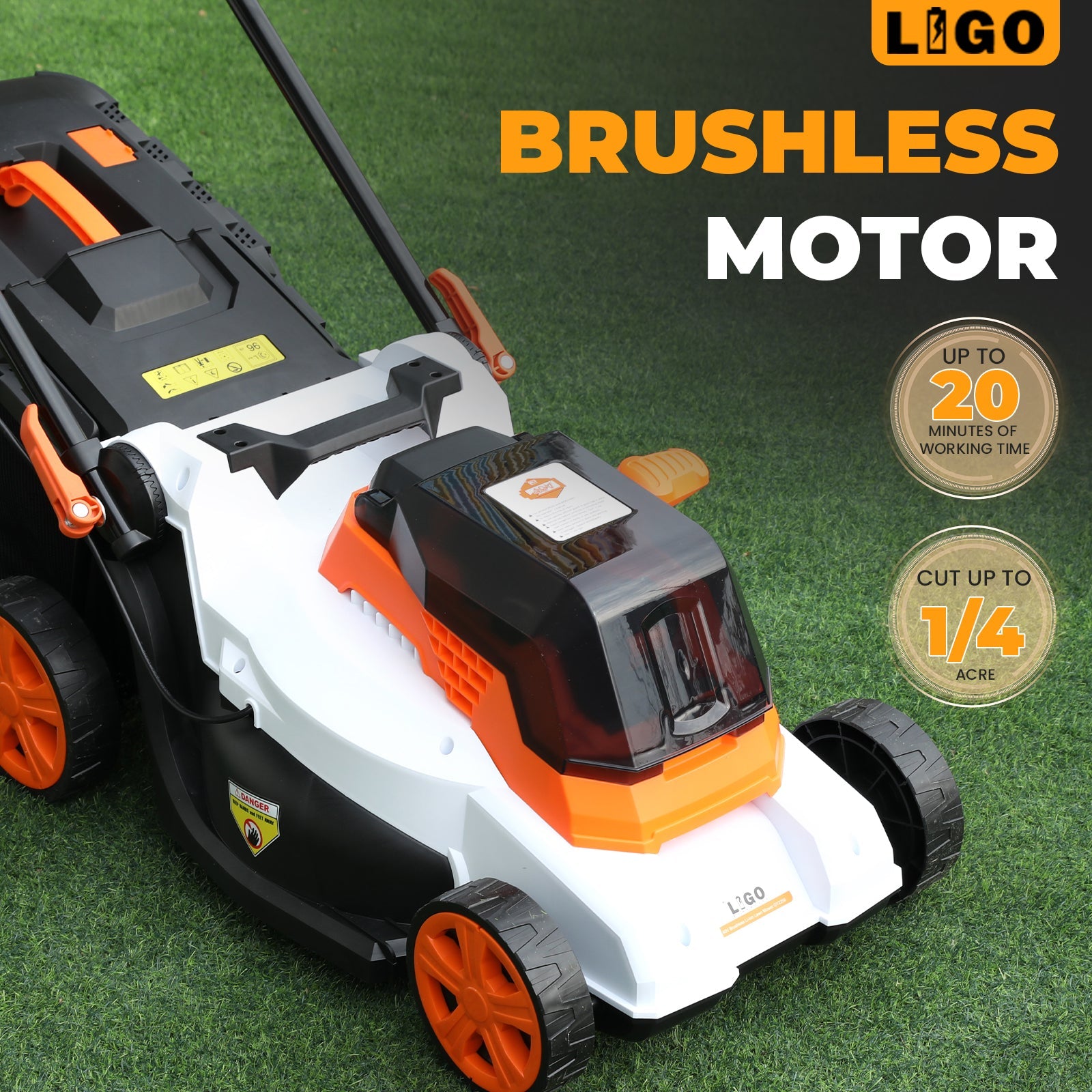 20V Brushless Lawn Mover - LIGO lite